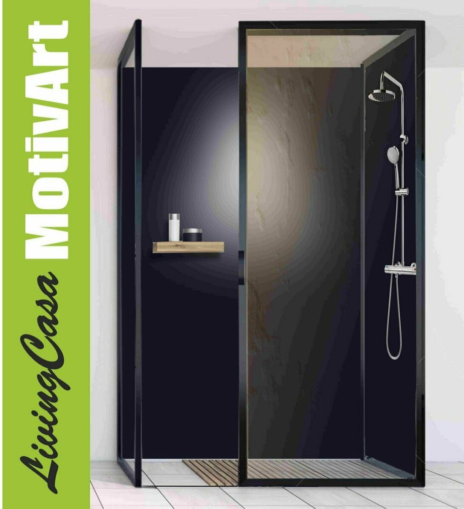 Duschrückwand Rückwand Dusche Alu, Anthrazit  Dfu532